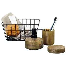 Wenko Badaccessoire-Set Rivara Gold