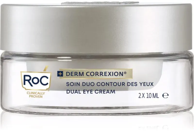 RoC Derm Correxion Dual Eye Anti-Faltencreme für den Augenbereich 2 in 1 2x10 ml