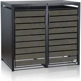 Zelsius Mülltonnenbox 132 x 80 x 117 cm anthrazit