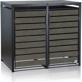 Zelsius Mülltonnenbox 132 x 80 x 117 cm anthrazit