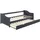 [en.casa] Sofabett 90 x 200 cm Dunkelgrau