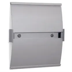 Schild Elegantes Leitsystem, Ausführung Wandmontage, Alu, eloxiert, 148x148 mm