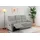 Home Affaire 3-Sitzer HOME AFFAIRE, grau (hellgrau), B:207cm T:91cm, Sofas, 105-150 Relax- und Liegeposition, Federkernpolsterung