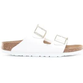 Birkenstock Arizona Birko-Flor Lack schmal patent white 37