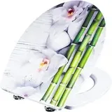 conmetall - celle WC-Sitz Bambus, Relief-Motiv