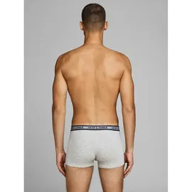 JACK & JONES 5er Pack Trunks mit Stretch-Anteil im 5er-Pack, Dunkelgrau Melange