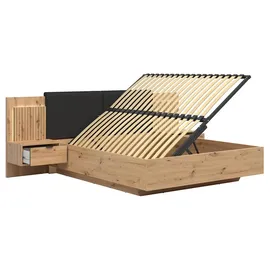 petits-meubles Bett 160 x 200 cm H1 Braun
