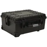 vidaXL Flugkoffer mit Rollen Schwarz 58x45x27 cm PP