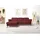 sit&more Ecksofa SIT & MORE "Romero L-Form", rot (bordeaux), B:245cm H:91cm T:178cm, 100% Polyester, Sofas, Ecksofa, wahlweise mit oder ohne Relax-Funktion, Bettfunktion, Bettkasten