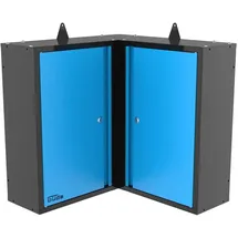 Güde Hängeschrank Metall blau 2 Böden