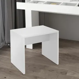 ML-Design Hocker Holz 40 x 36 x 41 cm Weiß
