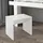 ML-Design Hocker Holz 40 x 36 x 41 cm Weiß