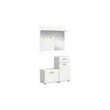 xonox.home Ice Garderobe 98x191x35 cm weiß