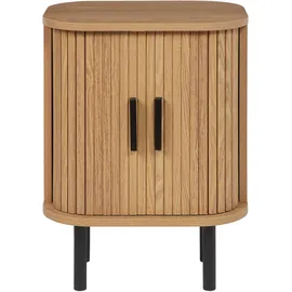 Beliani Nachttisch Bradley Braun