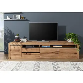 MASSIVMOEBEL24.DE Montreux TV-Board 260x50x60 cm Natur Geölt Holz