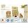 Folia Tonpapier Kraftkarton braun 230 g/qm 50 Blatt