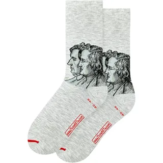 MuseARTa Unisex Socken Ludwig Emil Grimm - Brüder Grimm