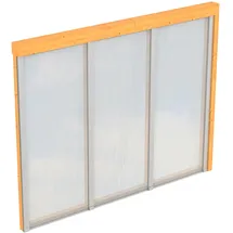 SKANHOLZ Seitenwand Douglasie 305 x 200 cm beige