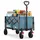 sunula Bollerwagen Faltbar Klein 80L 100KG blau
