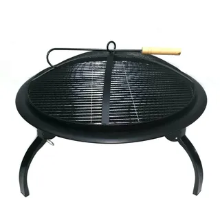grillgourmet Feuerschale Ø 66 x 41,5 cm inkl. Feuerhaken