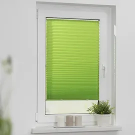 Lichtblick Plissee, Haftfix, ohne Bohren, grün - gruen