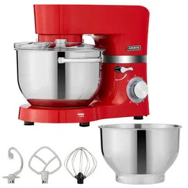 Arebos Küchenmaschine 1500 W rot