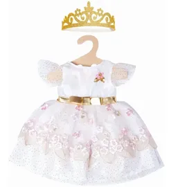 Heless Puppen-Prinzessinnenkleid Kirschblüte mit goldener Krone, Gr. 28-35 c