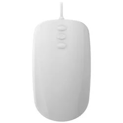 Cherry AK-PMH3 Medical Mouse 3-Button Scroll Hygiene-Maus kabelgebunden weiß