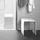 Repabad Seattle Hocker Duschhocker 38 × 30 × 43 cm weiß
