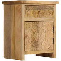 VidaXL Nachttisch Massivholz Mango 40x30x50 cm