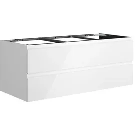 rivea Waschbeckenunterschrank 2 Auszüge 120 x 47 cm Weiß