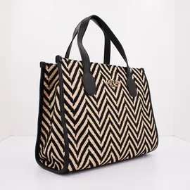 GUESS Handtasche Silvana 2 Compartment 32.5 x 14 x 25 - Schwarz