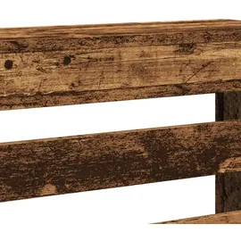 vidaXL Heizkörperverkleidung Altholz-Optik 104x20x82 cm Holzwerkstoff - Braun