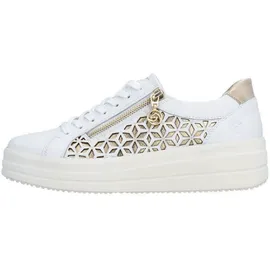 remonte Sneaker Damen Weiß/Gold 41