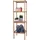 Mendler Badregal HWC-B18, Badezimmer Badschrank Standregal, Bambus ~ 110x34x33cm