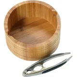KESPER Snackschale Bambus 2-tlg. inkl. Nussknacker Ø 17 cm H: 8 cm