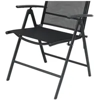Mojawo Hochlehner Klappstuhl 54 x 54 x 106 cm schwarz