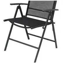Mojawo Hochlehner Klappstuhl 54 x 54 x 106 cm schwarz