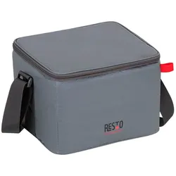 Kühltasche RESTO KITCHENWARE "Polis faltbare Picknicktasche Lunchtasche Thermotasche Isoliertasche", grau, B:29cm H:22cm T:20cm, Kühlboxen, Witterungsbeständig und absolut auslaufsicher