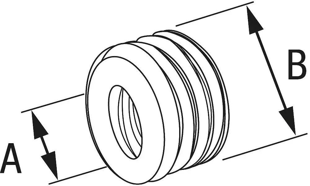 Reduziermuffe Typ: GRD 3/4''/M10