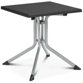 Kettler Klapptisch 70 x 70 x 74 cm Silber/Anthrazit