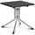 Kettler Klapptisch 70 x 70 x 74 cm Silber/Anthrazit