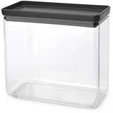 Brabantia Tasty+ Stapelbarer Behälter 3,5 l dunkelgrau