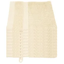 Julie Julsen Bio Waschhandschuh-Set 10 STK. 15x21 Pastell Beige 100% Baumwolle Frotte 550g/m2