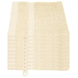 Julie Julsen Bio Waschhandschuh-Set 10 STK. 15x21 Pastell Beige 100% Baumwolle Frotte 550g/m2