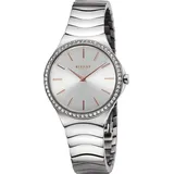 REGENT Damen Armbanduhr Analog Metallarmband silber D2UR2252811 - Silber