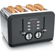 Arendo Toaster 4-Scheiben Grau