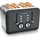 Arendo Toaster 4-Scheiben Grau