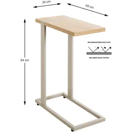 Haku-Möbel Beistelltisch ¦ holzfarben ¦ Maße (cm): B: 24 H: 64