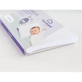 Träumeland T040411 Kissenbezug für Babykopfkissen Wolke,Weiß